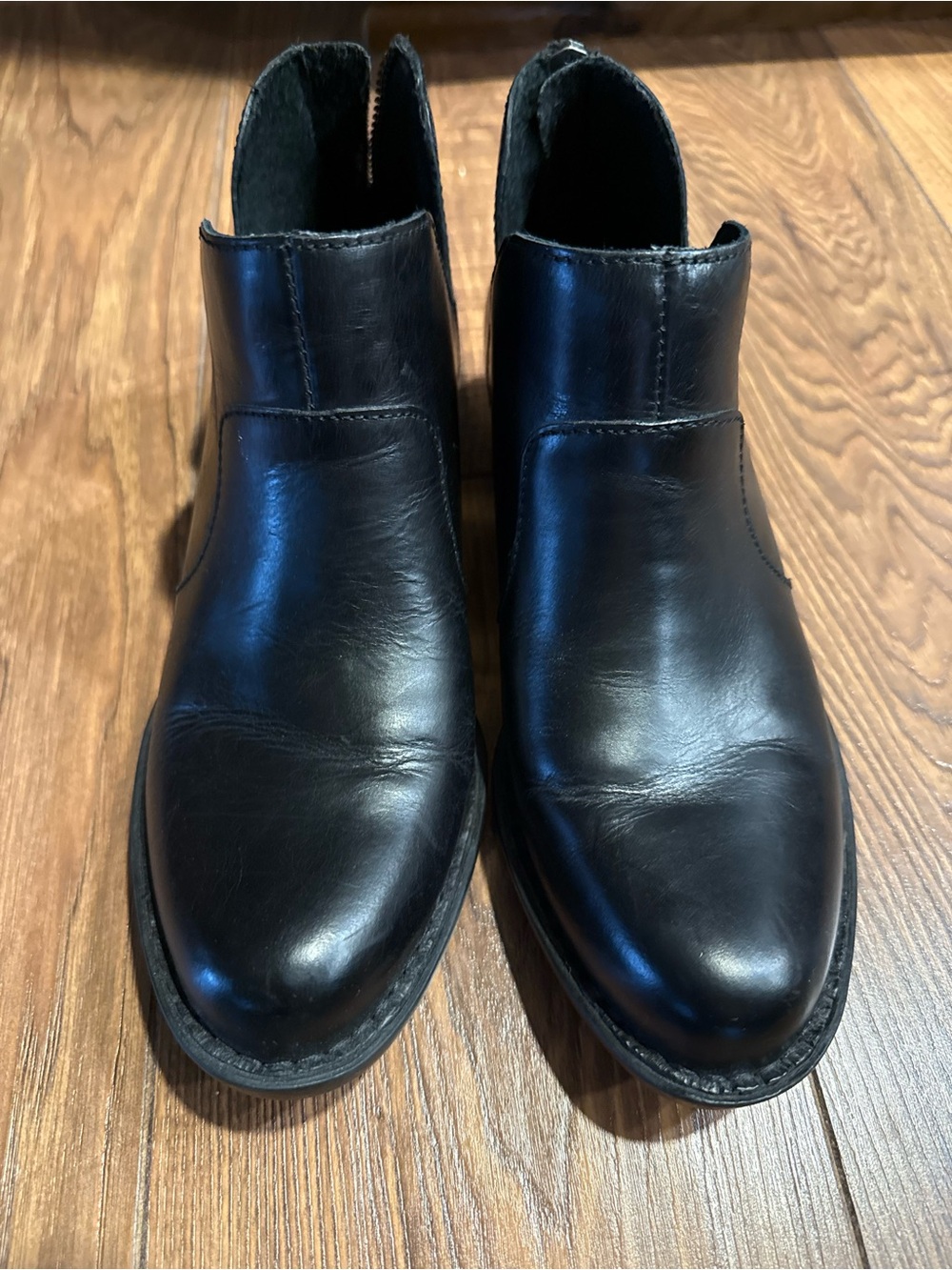 Born Black Leather Women's Ankle Boots “ Kerri” style#D89903